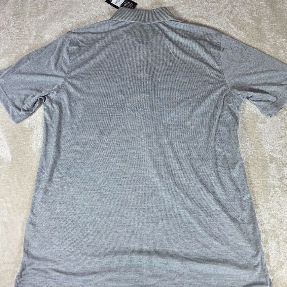 Slazenger Golf Polo Shirt Men's Sz Large Grey Short Sleeve Wicking + UPF 15 NWT - Picture 8 of 8